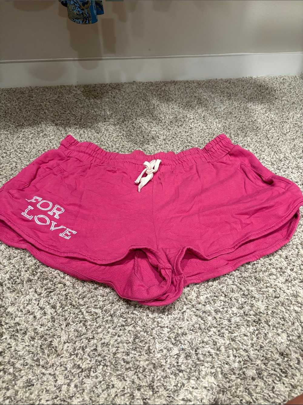 Pink Women's Lounge Shorts - For Love